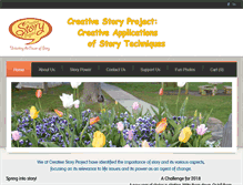 Tablet Screenshot of creativestoryproject.com